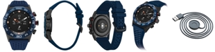 Citizen Men's CZ Smart Hybrid HR Blue Strap Smart Watch 44mm